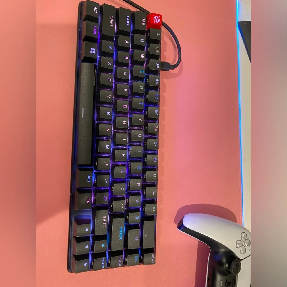 Black gaming keyboard
